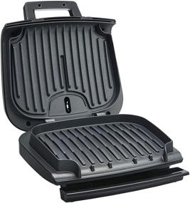 img 2 attached to 🍳 T-fal Odorless Electric Contact Grill - Stainless Steel, 4-Servings, Silver