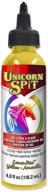 🦄✨ unicorn spit 5770004 gel stain and glaze, lemon kiss 4.0 fl oz bottle - vibrant yellows for stunning art and craft projects logo