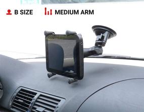 img 2 attached to 📱 RAM-B-166-UN8U X-Grip with RAM Twist-Lock Suction Cup Mount: Securely Mount 7"-8" Tablets on Vehicle Windshields!