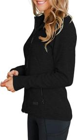 img 2 attached to 🧥 Jeemery Women's Full Zip Athletic Jacket: Slim Fit Workout, Yoga, Running Outerwear with Pockets