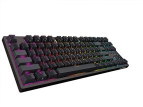 img 2 attached to 🎮 Durgod K320 Nebula TKL Mechanical Gaming Keyboard - 87 Keys | Double Shot PBT | USB Type C | Cherry Black | RGB