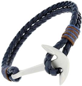 img 3 attached to STEL Nautical Fashion Genuine Bracelet