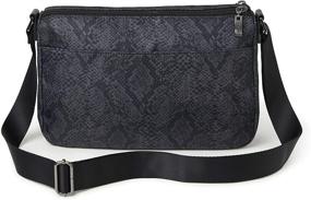 img 3 attached to Baggallini CHL540 Crossbody Black