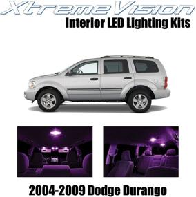 img 4 attached to Xtremevision Interior LED For Dodge Durango 2004-2009 (7 Pieces) Pink Interior LED Kit Installation Tool