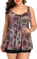 π paisley swimwear: yonique tankini swimsuits for women's clothing in swimsuits & cover ups logo