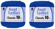 aunt lydias crochet thread 2 pack knitting & crochet and crochet thread logo