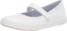 img 4 attached to 👧 Stylish Keds Kids Sloane Mary Jane White Girls' Shoes – Perfect for Every Occasion