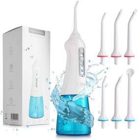 img 4 attached to Water Flosser Cordless Waterproof Professional