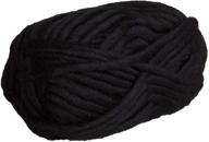 🧶 high-quality 100% wool super bulky yarn by knit picks - tuff puff (black) - 100g skein logo