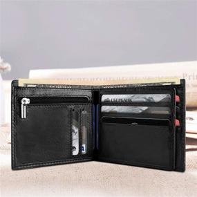 img 2 attached to 👛 YOOMALL Genuine Leather Bifold Wallet with Pocket