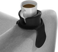 black sofa cup holder - watruer the ultimate anti-spill coaster for your couch - food grade silicone drink holder logo