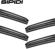 🚗 sipidi all-season windshield wiper blades - 24" + 19" (pack of 4) - oem quality automotive replacement logo