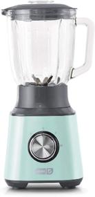 img 4 attached to 🥤 Dash Quest 1.5L Countertop Blender: Stainless Steel Blades for Coffee Drinks, Desserts, Frozen Cocktails, Purées, Shakes, Soups, Smoothies & More - Aqua