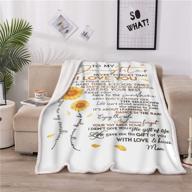 you are my sunshine blanket for 🌻 daughter: expressing eternal love with lovinsunshine sunflower blanket, 50x60 logo