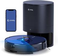 🧹 lidar navigation blue robot vacuum cleaner & self emptying station | coredy l900x: smart mapping, 2700pa suction, carpet boost, alexa, no-go zones | ideal for pet hairs & mop логотип