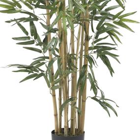 img 1 attached to Authentic & Lifelike Nearly Natural Artificial Trees, 36 in, Perfect Greenery for Any Space