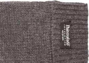img 2 attached to 🧤 EEM Thinsulate Thermal Men's Accessories: Knitted Gloves