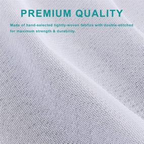 img 1 attached to 🪑 Bean Bag Chair Inner Liners - [No Filler], Large Size, Easy to Clean, with Zipper - Premium Soft Polyester Sack Replacement Cover Case Liner for Teens, Kids & Adults