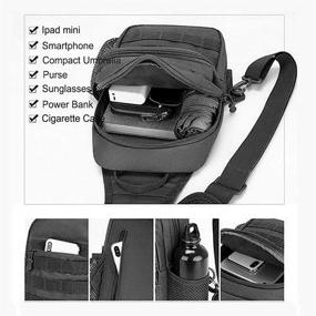 img 1 attached to 🎒 Tactical Shoulder Backpack: BAIGIO Top Handle Casual Daypacks - Ultimate Versatility