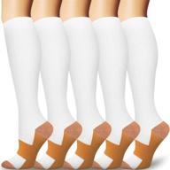 🧦 ultimate compression socks for enhanced circulation: 3 pairs for women & men – ideal support for running, nursing, recovery, cycling, and flights logo