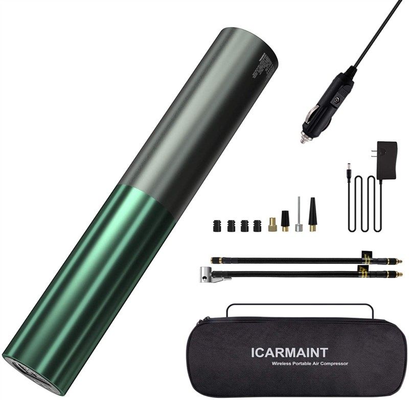 icarmaint portable compressor inflator motorcycle logo