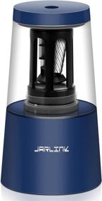 img 4 attached to 🔵 JARLINK Electric Pencil Sharpener - Heavy Duty Helical Blade for No.2/Colored Pencils (6-8mm) - Fast Sharpen for School, Office, and Artists - Blue