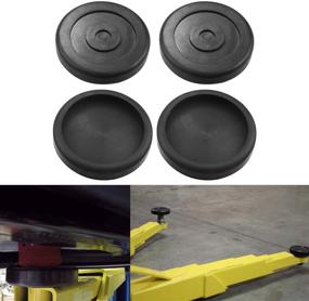 img 1 attached to Enhance Your Lift Experience with Sporthfish Round Rubber Arm Pads - Set of 4PCS for BendPak or Danmar Lift