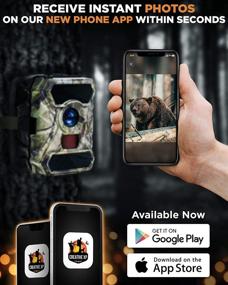 img 3 attached to 📷 2021 LTE 4G Cellular Trail Cameras by CREATIVE XP – Outdoor WiFi Full HD Wild Game Camera with Night Vision for Deer Hunting and Security – Wireless Waterproof and Motion Activated – 32GB SD Card Included (1-Pack)