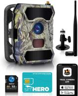 📷 2021 lte 4g cellular trail cameras by creative xp – outdoor wifi full hd wild game camera with night vision for deer hunting and security – wireless waterproof and motion activated – 32gb sd card included (1-pack) logo