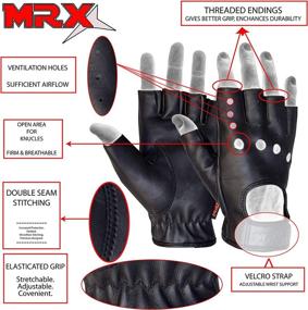 img 2 attached to MRX Winter Leather Driving Gloves Men's Accessories in Gloves & Mittens