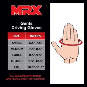 img 3 attached to MRX Winter Leather Driving Gloves Men's Accessories in Gloves & Mittens