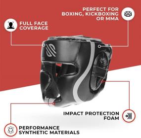 img 1 attached to 🥊 Ultimate Protection with Sanabul Essential MMA Boxing Kickboxing Head Gear