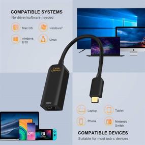 img 1 attached to 🔌 CableCreation USB C Ethernet Adapter | Nintendo Switch | RJ45 Gigabit Network | Windows/macOs/Linux/Laptop/PC/Cellphone Compatible | MacBook Pro, Galaxy S20