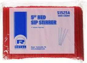 img 1 attached to 🎁 Regal Red Straw Package: 1000 Pieces of Elegance for All Occasions