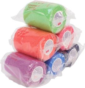 img 1 attached to 🌈 Ever Ready First Aid Self Adherent Cohesive Bandages - 3" x 5 Yards, 6 Count, Rainbow Colors: Superior Wound Care Solution