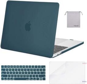 img 4 attached to MOSISO MacBook Pro 15 inch Case 2019 2018 2017 2016 A1990 A1707 - Deep Teal