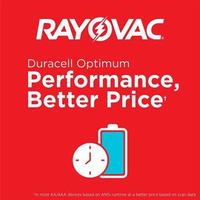 img 3 attached to 🔋 Rayovac Fusion AAA Batteries - Premium Alkaline Triple A Batteries (30 Battery Count) in Red & Silver