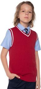 img 2 attached to Kid Nation Sweater V Neck Uniforms