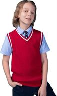 kid nation sweater v neck uniforms logo