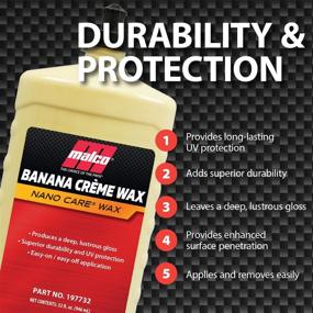 img 1 attached to 🍌 Malco Nano Care Banana Creme Wax - Premium Protection and Deep Gloss Shine for Automotive, Marine, and Industrial Finishes - 32 oz.