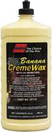 🍌 malco nano care banana creme wax - premium protection and deep gloss shine for automotive, marine, and industrial finishes - 32 oz. logo