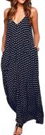 👗 lilbetter women's sleeveless v neck loose dress - perfect for women's clothing logo