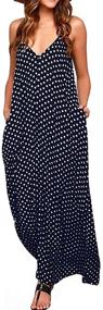 img 2 attached to 👗 LILBETTER Women's Sleeveless V Neck Loose Dress - Perfect for Women's Clothing