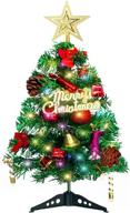 christmas artificial tabletop multi color lights logo