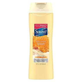 img 4 attached to Suave Essentials Creamy Milk and Honey Splash Body Wash - 15 oz, Pack of 6 - Find the Perfect Deal!