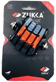 img 1 attached to ZUKKA Bike Brake Pads: High-Quality Caliper Brake Blocks Set, 2 Pairs, 55mm Replacement Kit