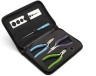 🔧 cousin precision comfort tool kit: essential jewelry-making pliers for easy crafting, black logo