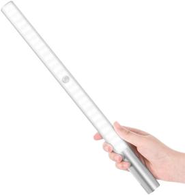 img 4 attached to Superior LED Under Cabinet Lighting: Battery Operated T401 Closet Light Motion Activated, Rechargeable 4000mAh Built-in Battery Powered Lights for Kitchen, Stick on Lights - Guaranteed Brilliance!