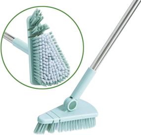 img 3 attached to 🧹 37.4” Long Handle Floor Scrub Brush for Effective Shower, Tub, Tile & Bathroom Cleaning