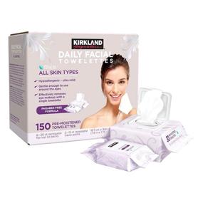 img 2 attached to 🧻 Kirkland Signature Daily Facial Towellettes: Premium Quality 4.53 Pound Pack